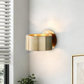 Applique da Parete Oro a 1 Luce Stile Mid-Century per Camera da Letto