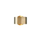 Applique da Parete Oro a 1 Luce Stile Mid-Century per Camera da Letto