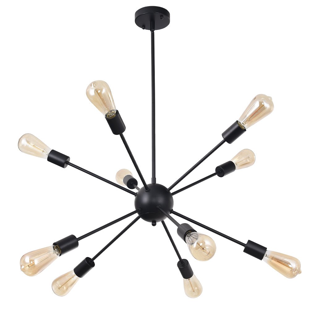 Lampadario Sputnik 10 Luci Mid-Century