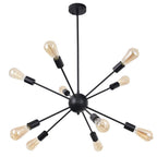Lampadario Sputnik 10 Luci Mid-Century