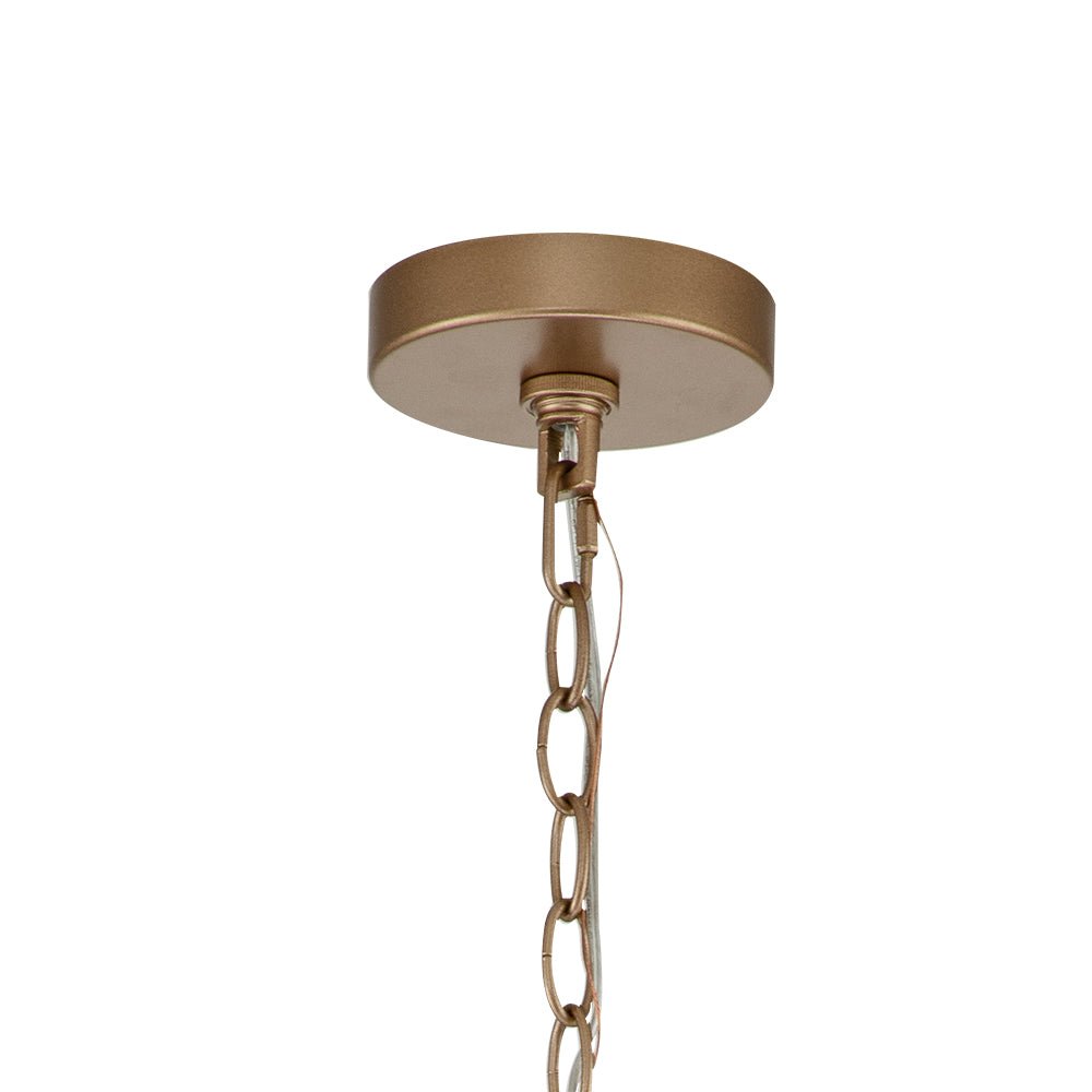 Lampadario a tamburo con 3 luci in stile mid-century