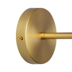 Applique da parete in vetro a sfera con 1 luce in stile moderno di metà secolo