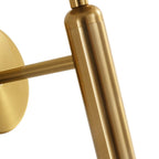 Applique da parete in vetro a sfera con 1 luce in stile moderno di metà secolo