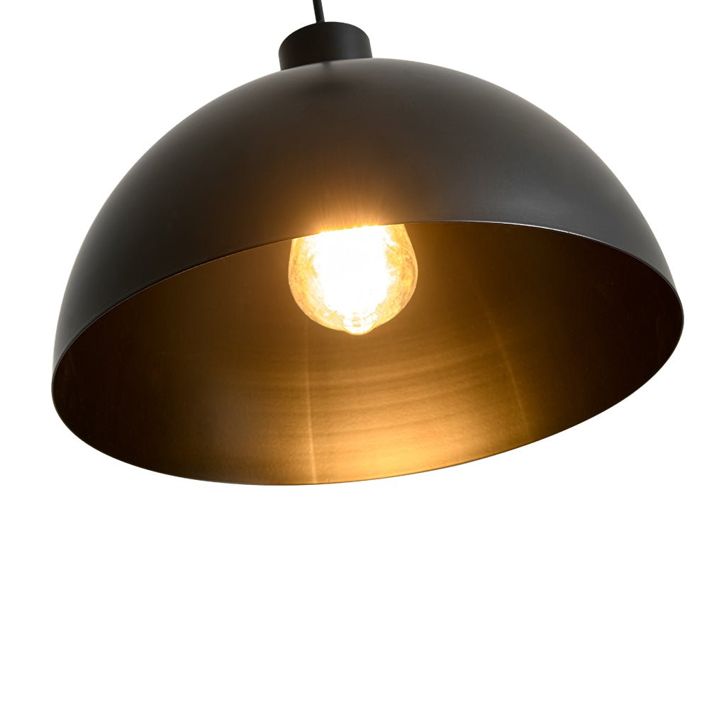 Lampada a Sospensione Industriale in Metallo Stile Mid-Century Modern