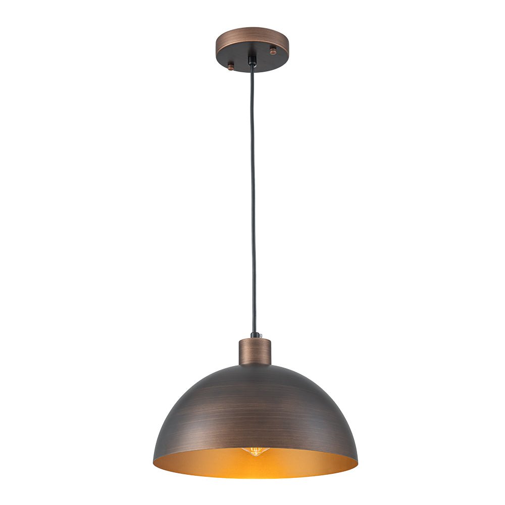 Lampada a Sospensione Industriale in Metallo Stile Mid-Century Modern