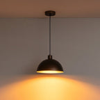 Lampada a Sospensione Industriale in Metallo Stile Mid-Century Modern