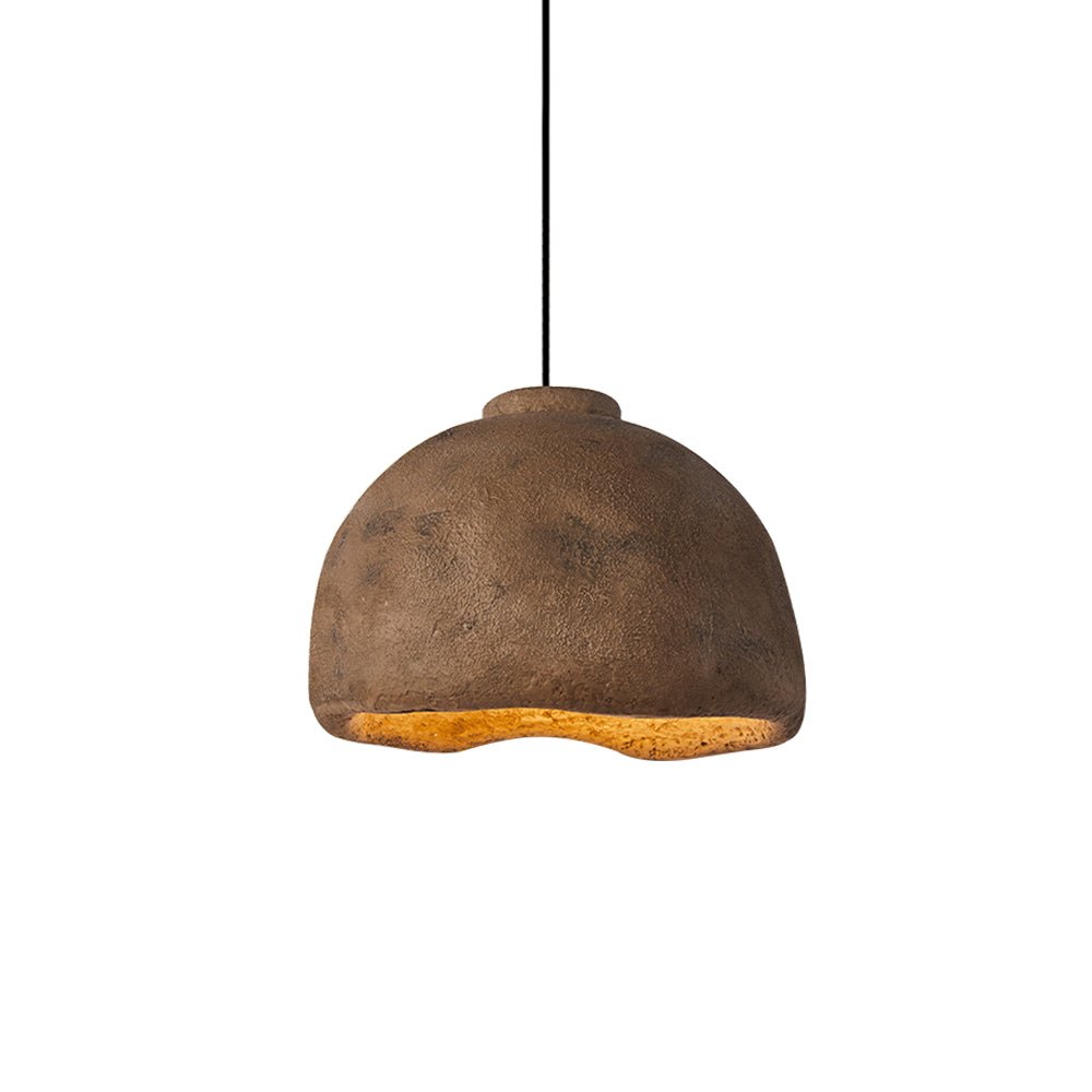 Minimalista Sospensione Dome Wabi Sabi a 1 Luce per Tavolo da Pranzo