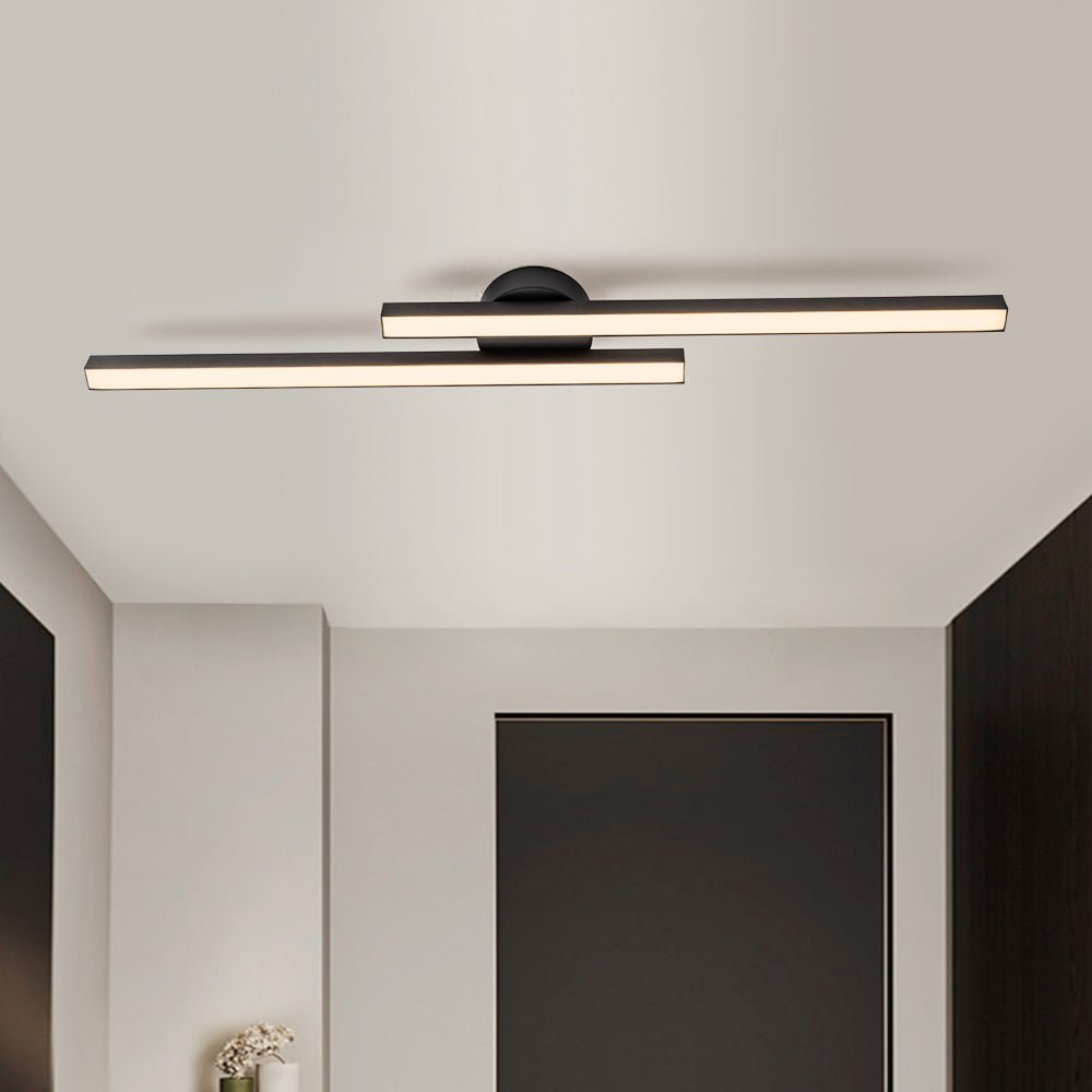 Minimalista Plafoniera a Striscia LED a 2 Luci
