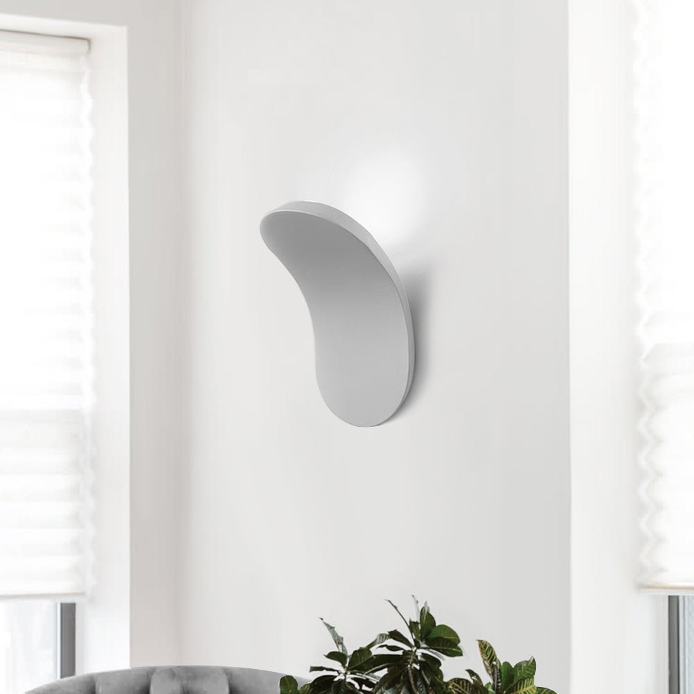 Applique da parete LED curva minimalista da comodino