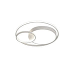 Lampada da soffitto a LED rotonda a doppio anello minimalista