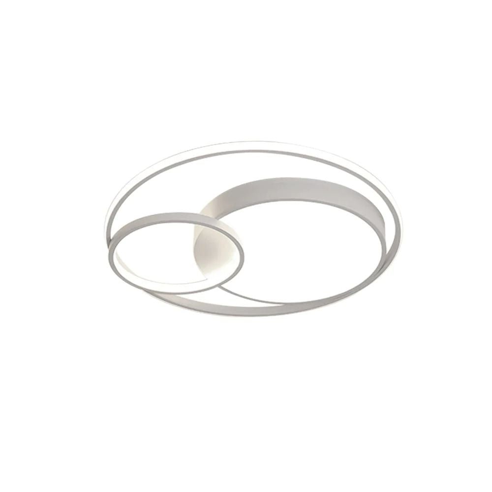 Lampada da soffitto a LED rotonda a doppio anello minimalista