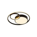 Lampada da soffitto a LED rotonda a doppio anello minimalista