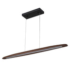 Minimalista Fattoria Sospensione Lineare Led in Legno a 1 Luce