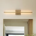 Lampada da Parete Lineare a LED Minimalista con Canopy Quadrato
