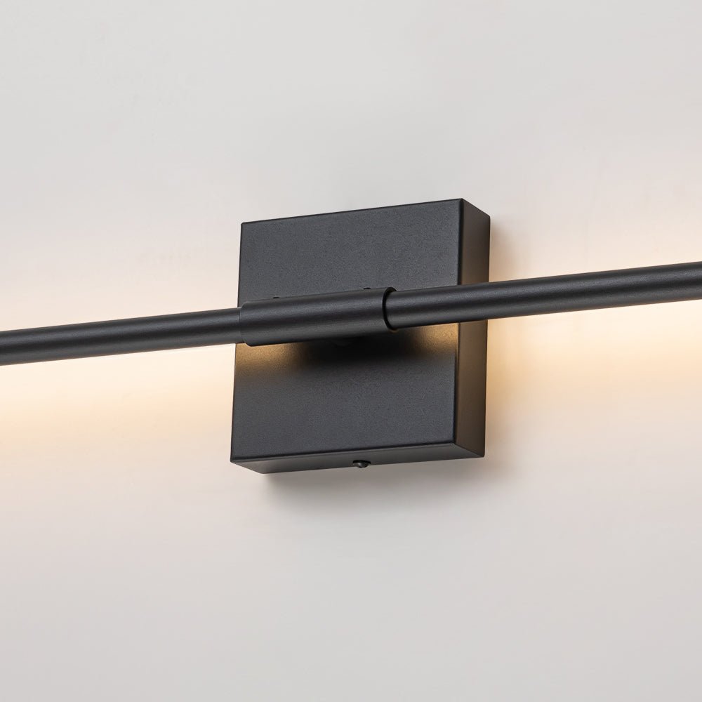 Lampada da Parete Lineare a LED Minimalista con Canopy Quadrato