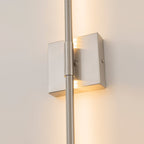 Lampada da Parete Lineare a LED Minimalista con Canopy Quadrato