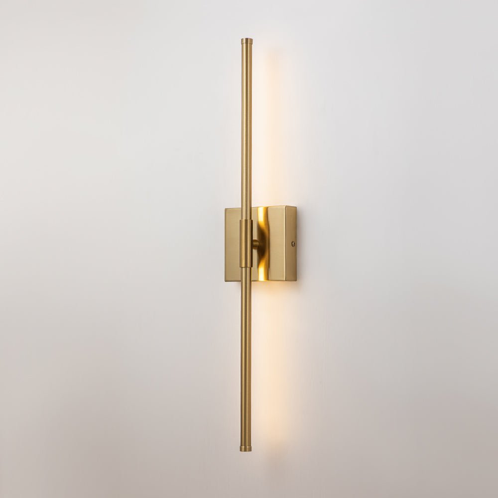 Lampada da Parete Lineare a LED Minimalista con Canopy Quadrato