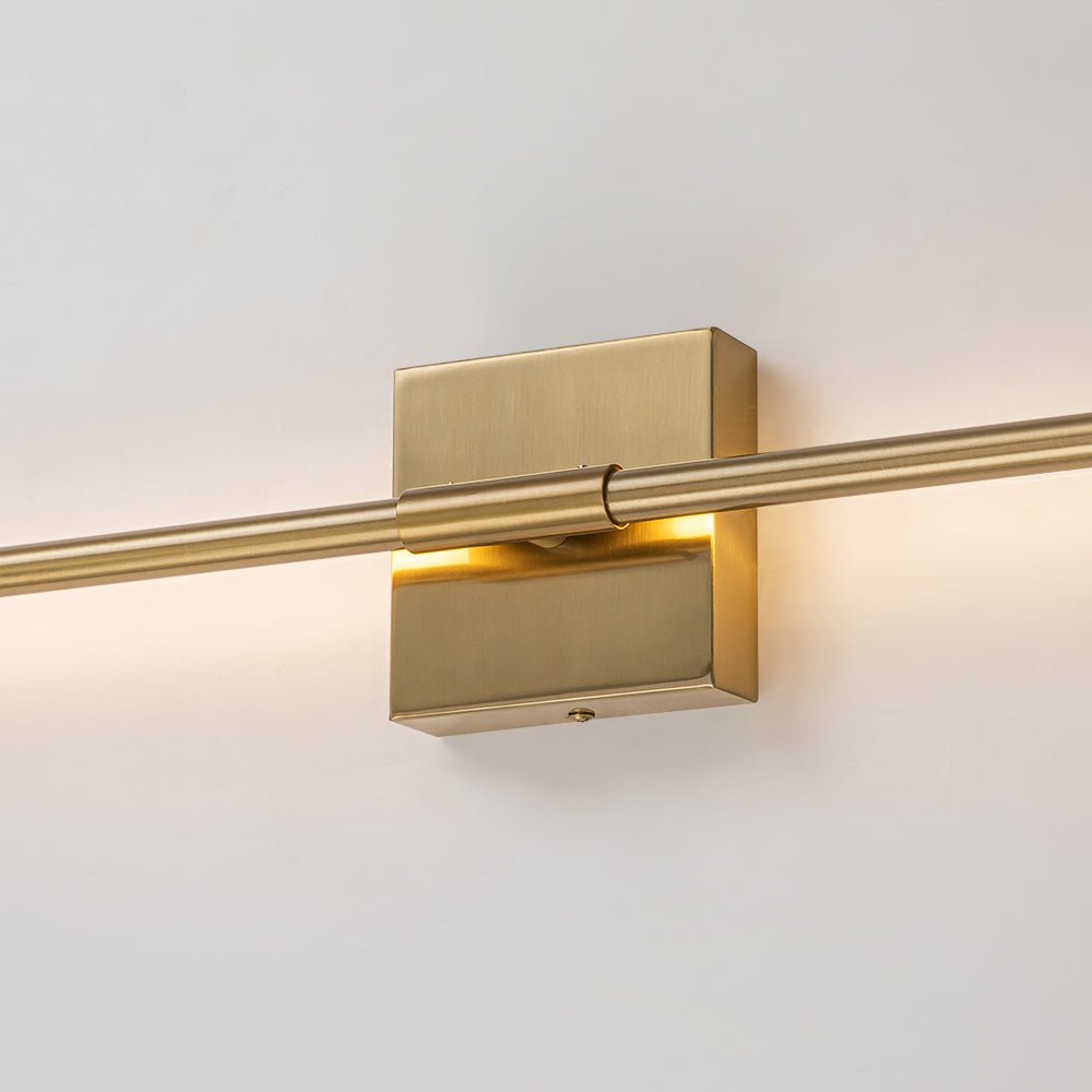Lampada da Parete Lineare a LED Minimalista con Canopy Quadrato
