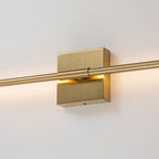 Lampada da Parete Lineare a LED Minimalista con Canopy Quadrato