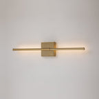 Lampada da Parete Lineare a LED Minimalista con Canopy Quadrato