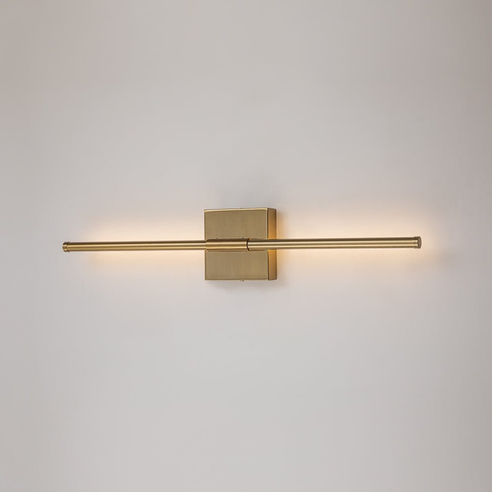 Lampada da Parete Lineare a LED Minimalista con Canopy Quadrato