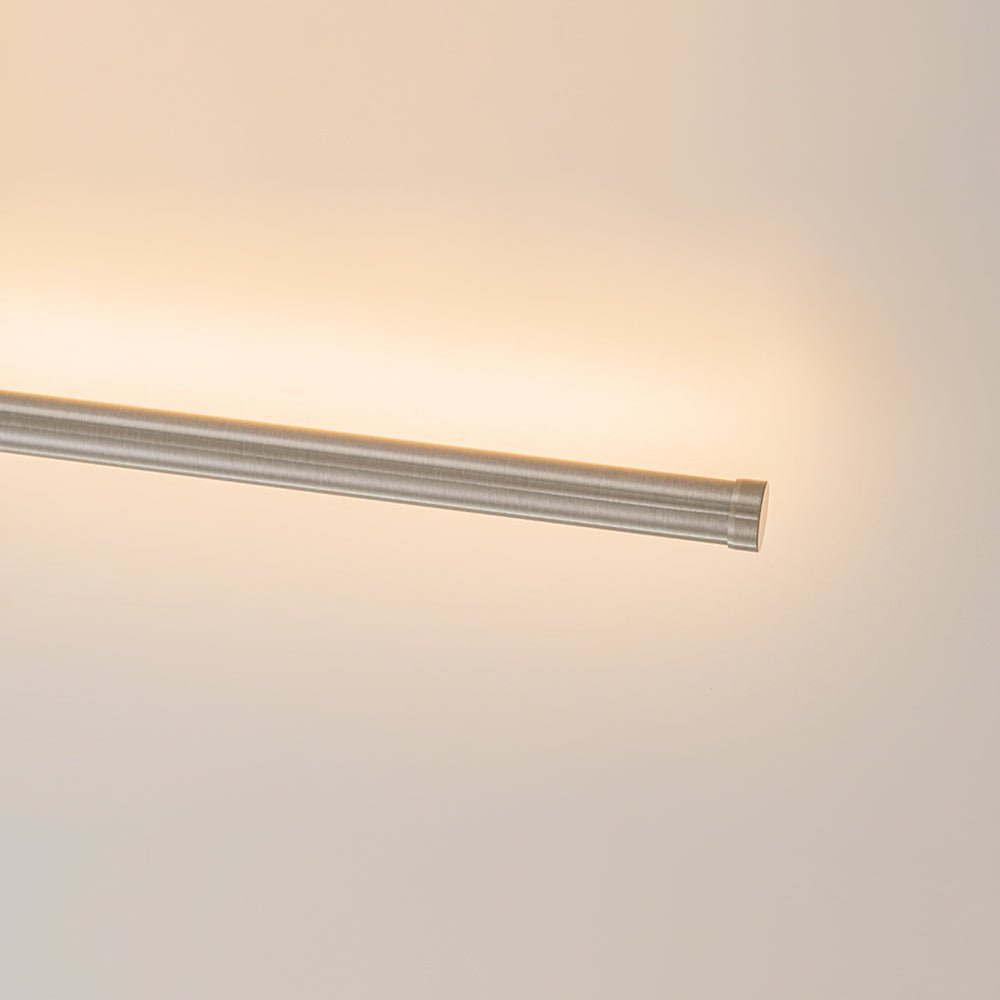 Lampada da Parete Lineare a LED Minimalista con Canopy Quadrato