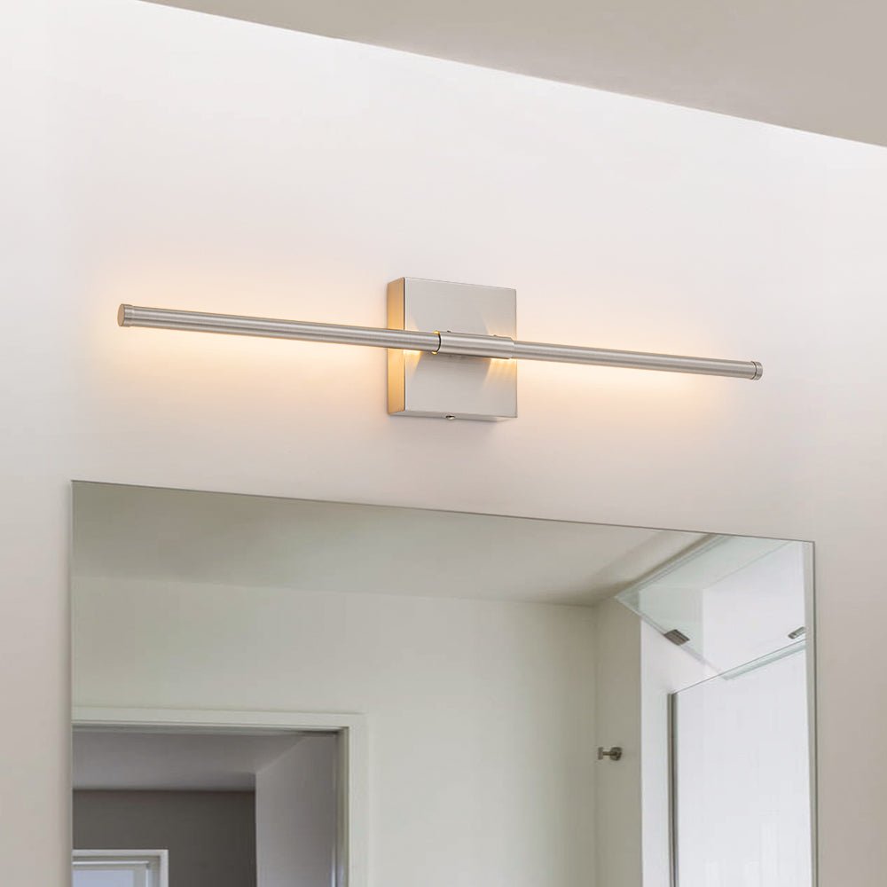 Lampada da Parete Lineare a LED Minimalista con Canopy Quadrato