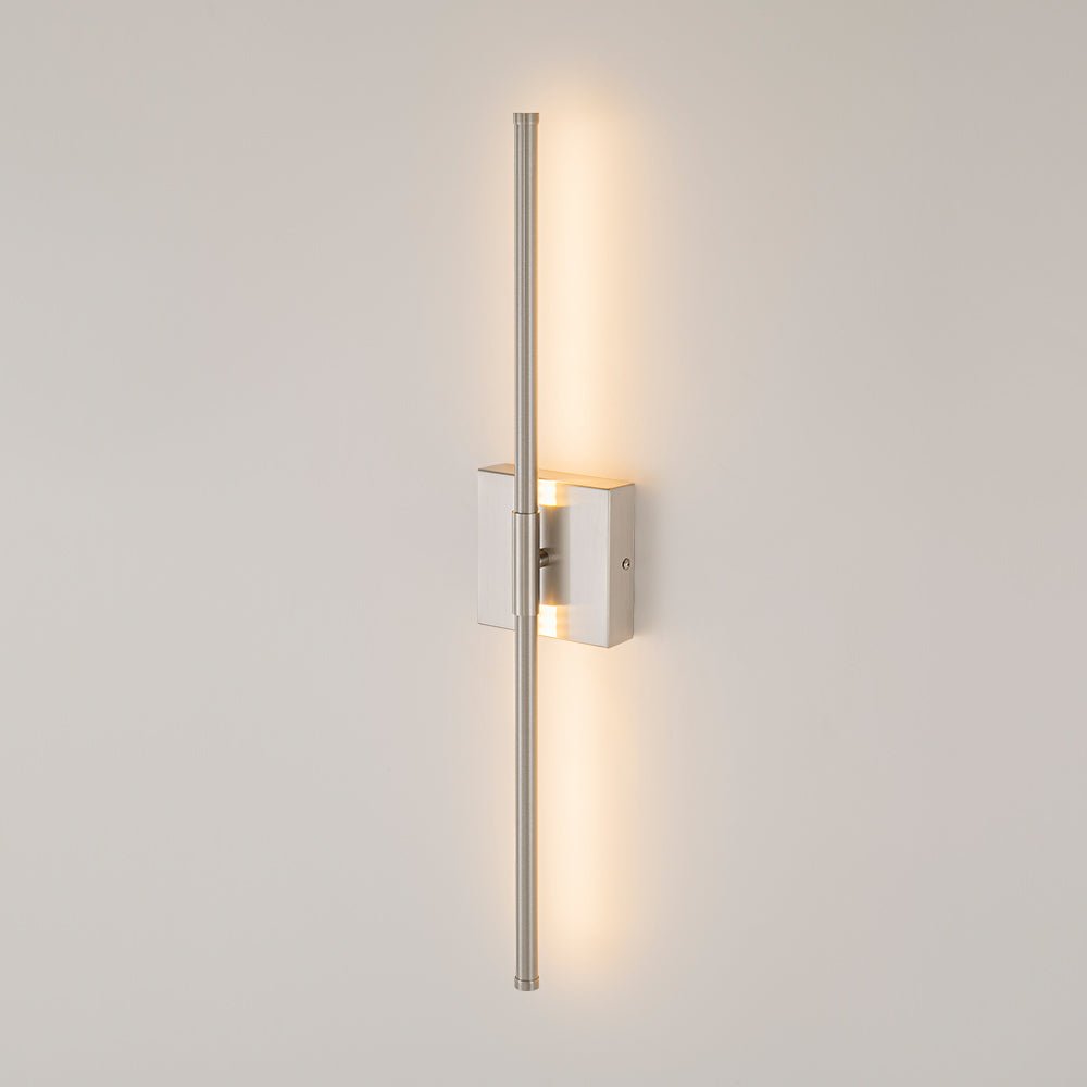 Lampada da Parete Lineare a LED Minimalista con Canopy Quadrato