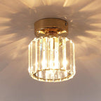Moderna Lampada da Soffitto Mini Cristallo Semifissa a 1 Luce