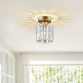 Moderna Lampada da Soffitto Mini Cristallo Semifissa a 1 Luce