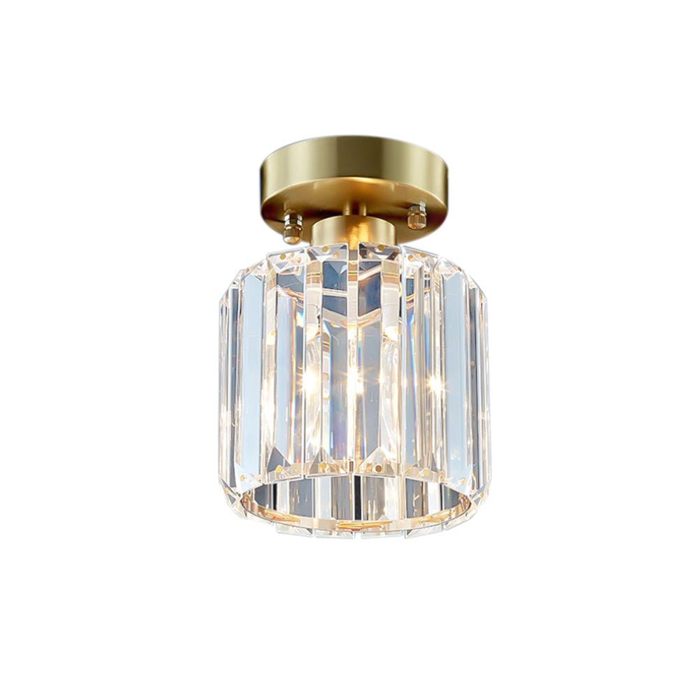 Moderna Lampada da Soffitto Mini Cristallo Semifissa a 1 Luce