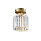 Moderna Lampada da Soffitto Mini Cristallo Semifissa a 1 Luce