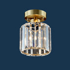 Moderna Lampada da Soffitto Mini Cristallo Semifissa a 1 Luce