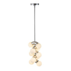 Lampadario Moderno a Globo in Vetro a 10 Luci