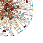 Moderno Lampadario Colorato a 12 Luci Dente di Leone Giocoso