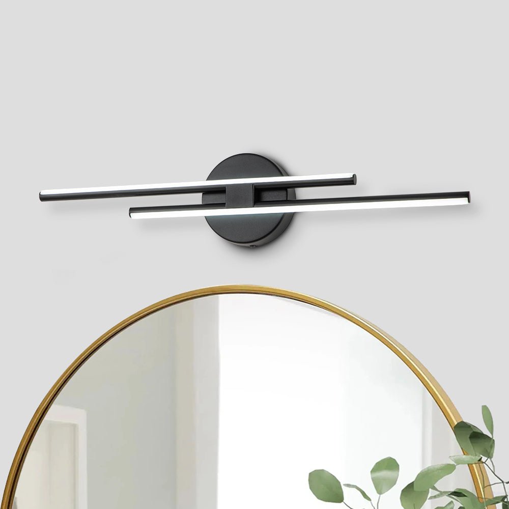 Moderna Lampada da Vanity Lineare a LED a Strisce a 2 Luci in Luce Fredda