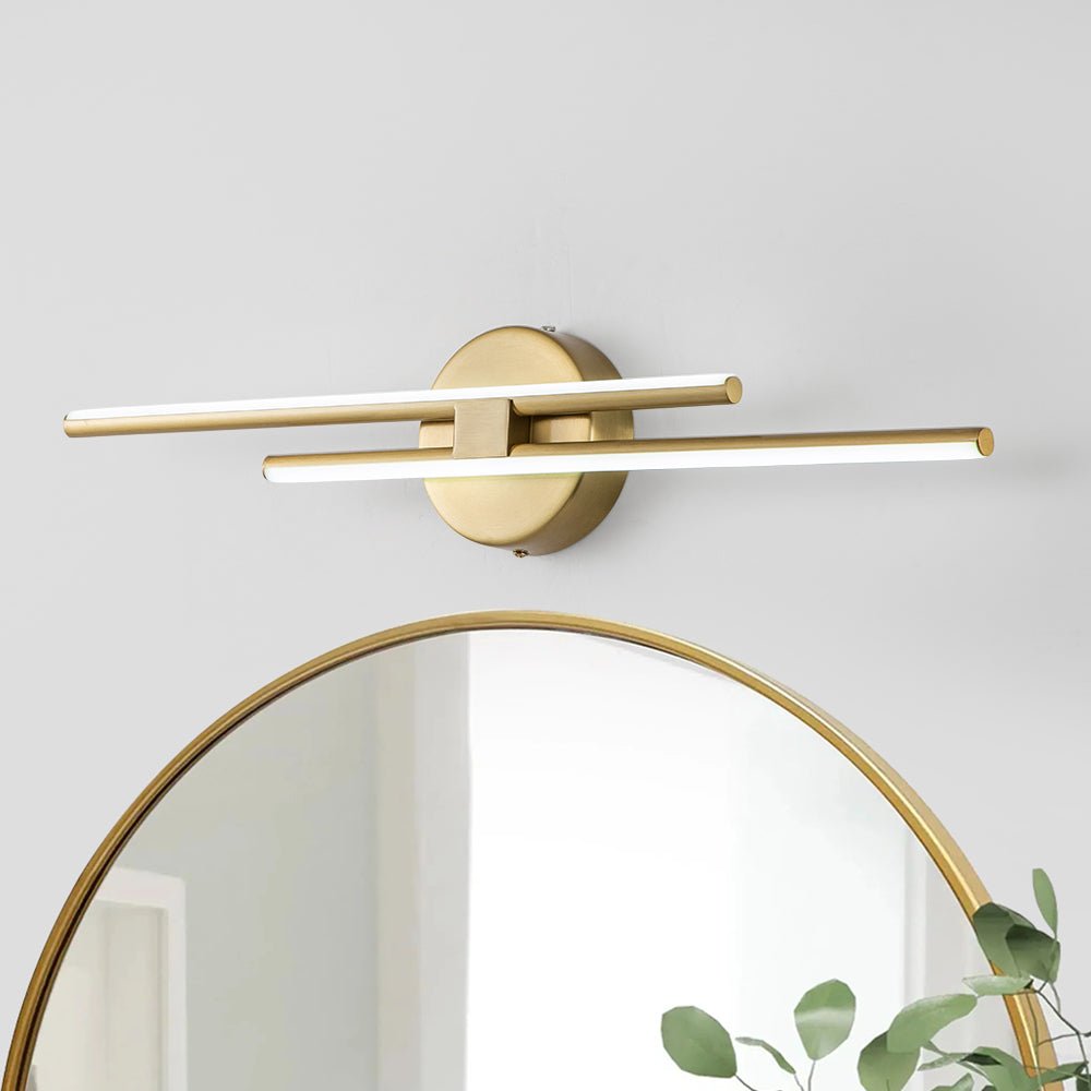 Moderna Lampada da Vanity Lineare a LED a Strisce a 2 Luci in Luce Fredda