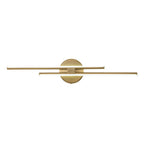 Moderna Lampada da Vanity Lineare a LED a Strisce a 2 Luci in Luce Fredda