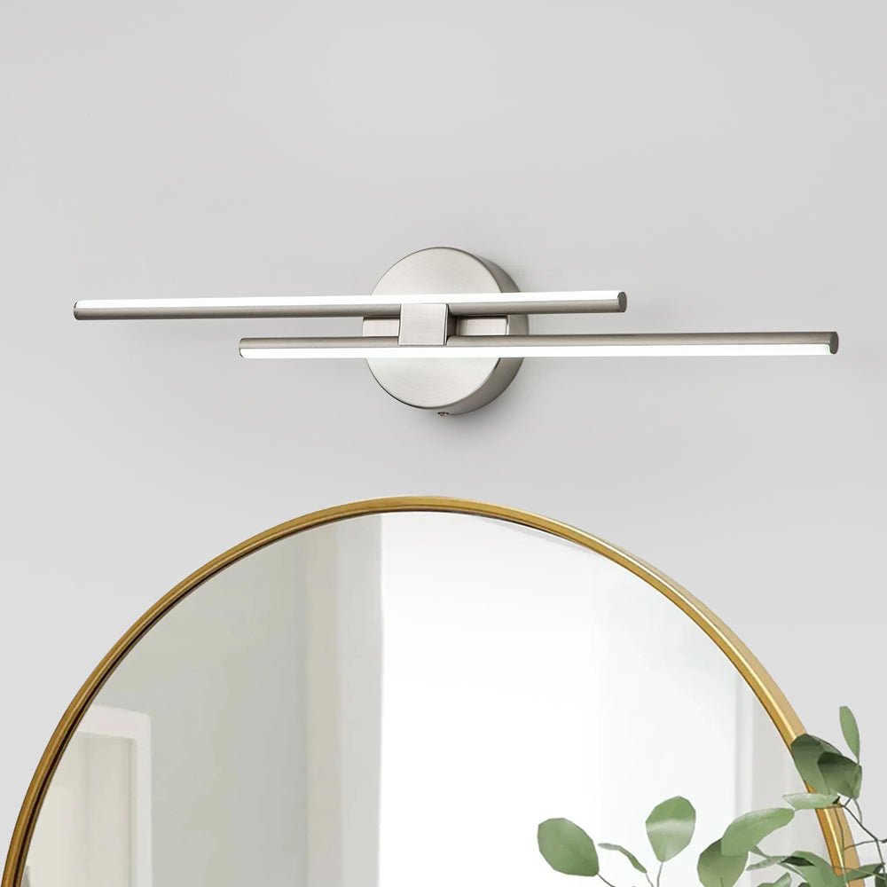 Moderna Lampada da Vanity Lineare a LED a Strisce a 2 Luci in Luce Fredda