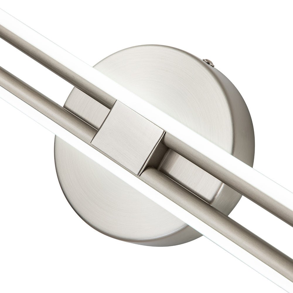 Moderna Lampada da Vanity Lineare a LED a Strisce a 2 Luci in Luce Fredda