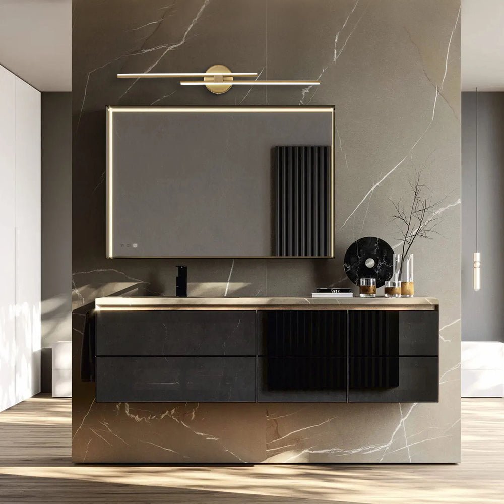 Moderna Lampada da Vanity Lineare a LED a Strisce a 2 Luci in Luce Fredda
