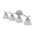 Moderna Applique da Bagno a Campana in Marmo con 4 Luci