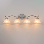 Moderna Applique da Bagno a Campana in Marmo con 4 Luci