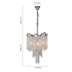 Moderno Lampadario a Catena con Frange a 4 Luci