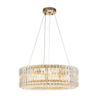 Moderno Lampadario a Sfera in Vetro con 6 Lumi