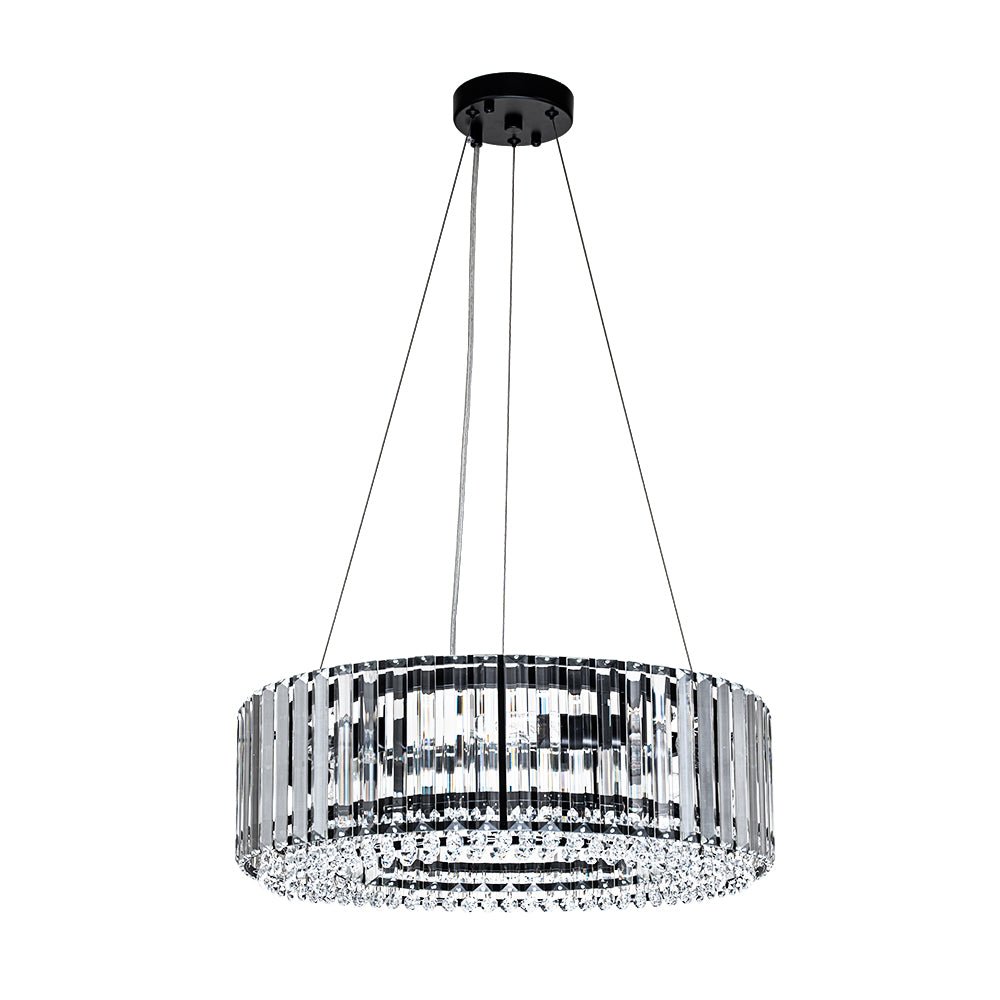 Moderno Lampadario a Sfera in Vetro con 6 Lumi