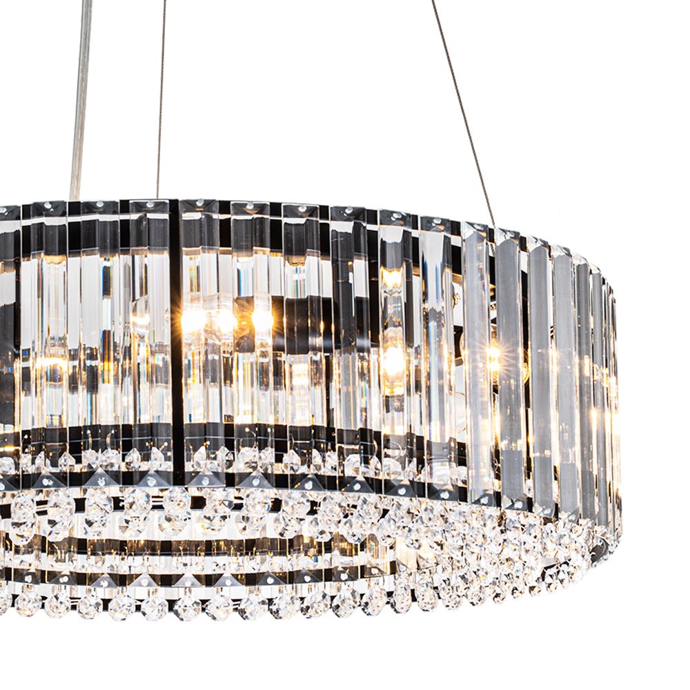 Moderno Lampadario a Sfera in Vetro con 6 Lumi