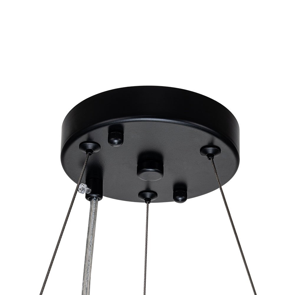 Moderno Lampadario a Sfera in Vetro con 6 Lumi