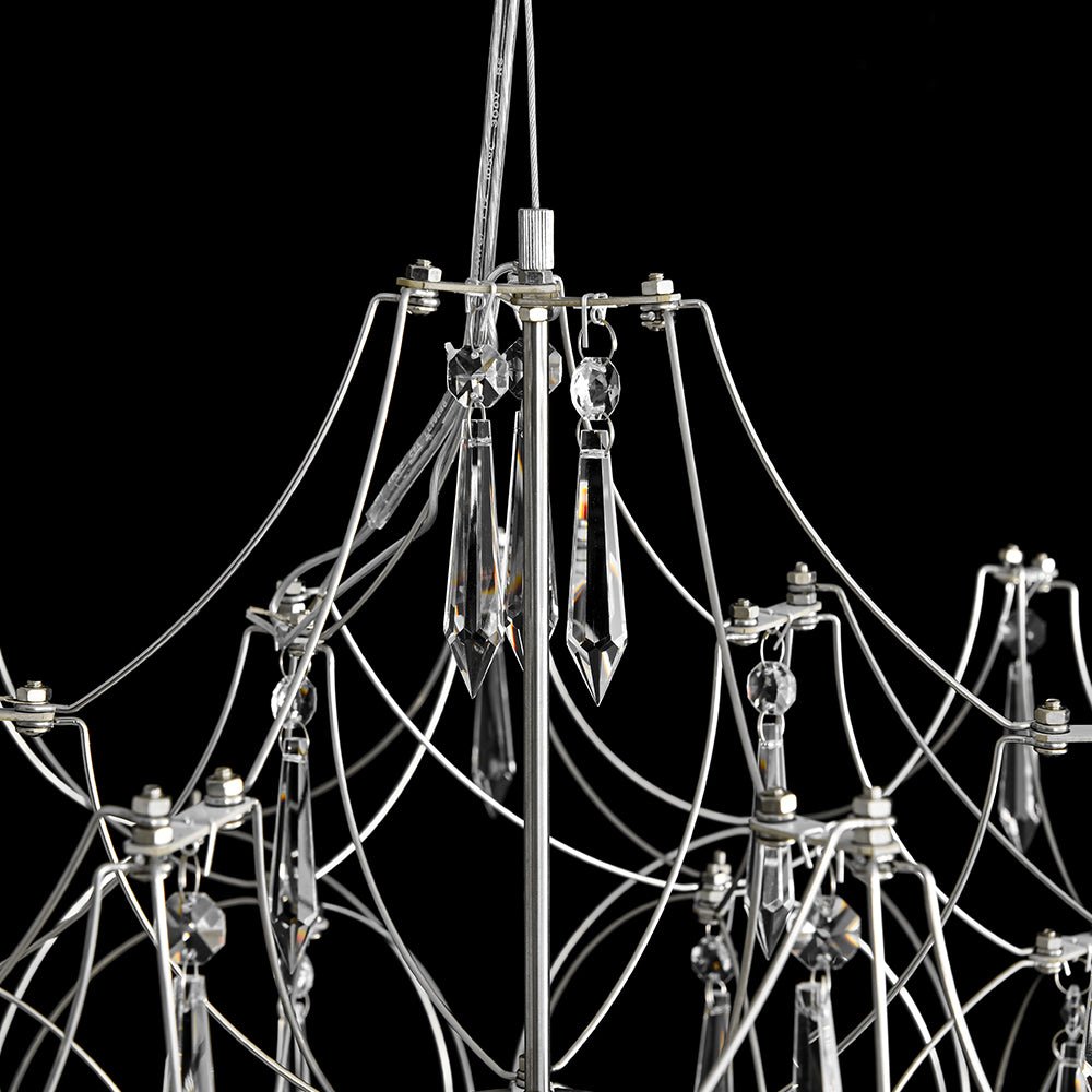 Moderno Creativo LED Cristallo Lucciola Luster Lampadario Stellato