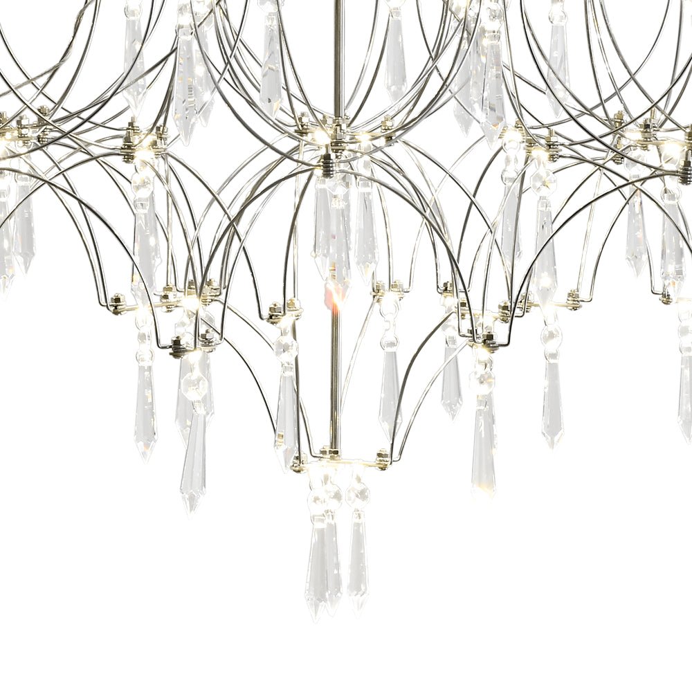Moderno Creativo LED Cristallo Lucciola Luster Lampadario Stellato